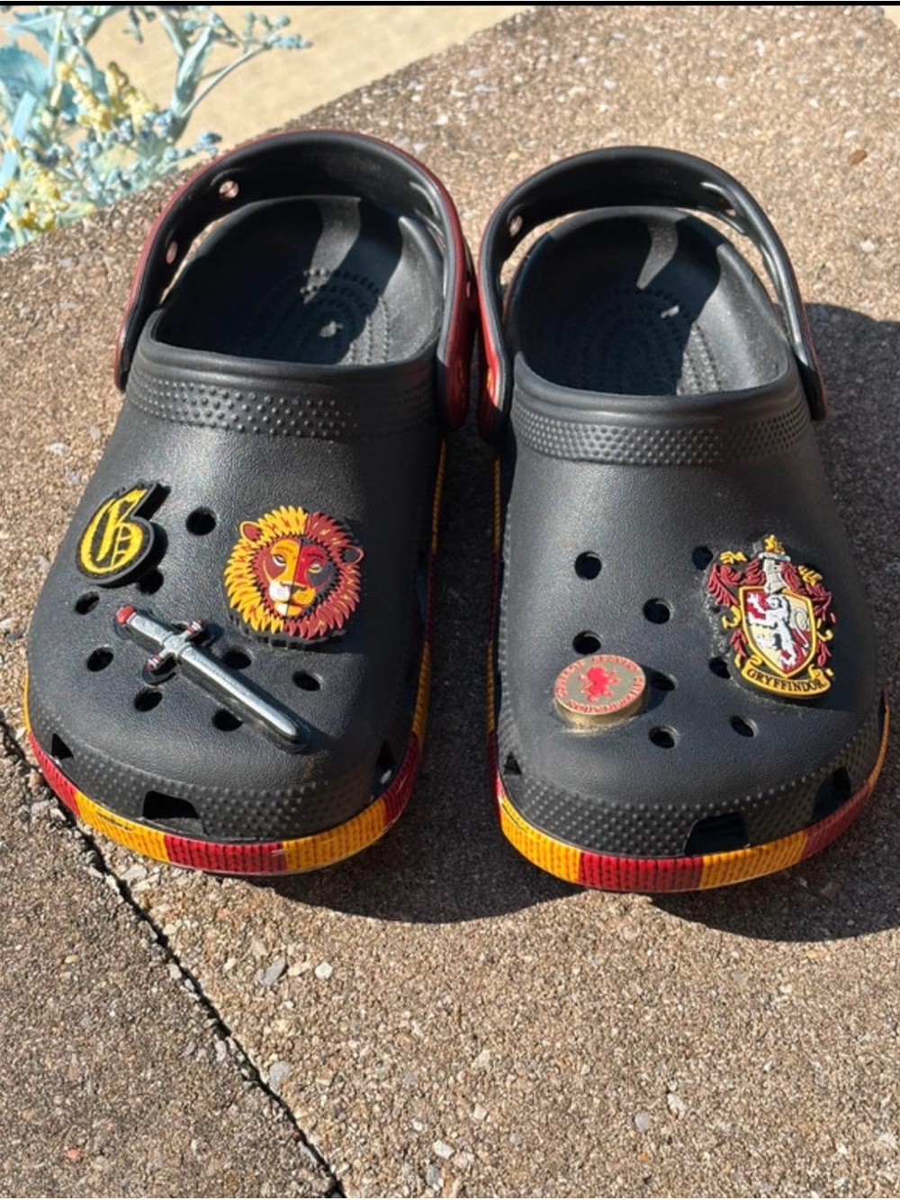 Crocs Harry Potter Gryffindor Clog youth size J2 unisex Wizarding World
